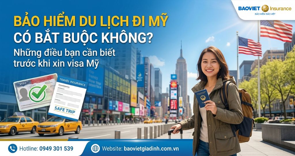 Bảo hiểm du lịch đi Mỹ có bắt buộc không? Những điều bạn cần biết trước khi xin visa Mỹ